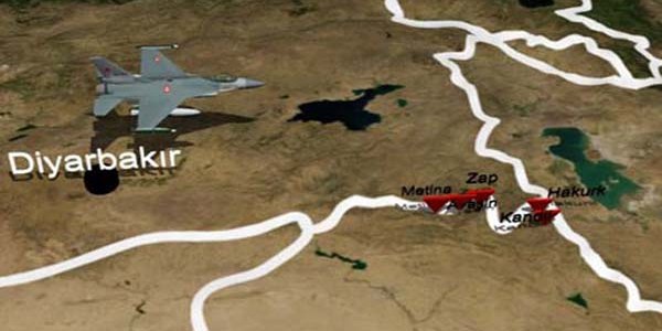Kuzey Irak'taki PKK kamplar bombaland