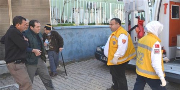 Motosiklet yayaya çarptı: 1 yaralı