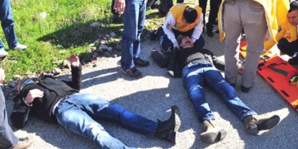 Fethiye'de kaza: 2 kişi yaralandı
