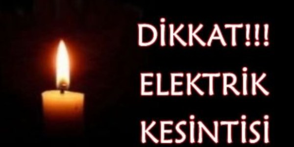 Antalya'da elektrik kesintisi