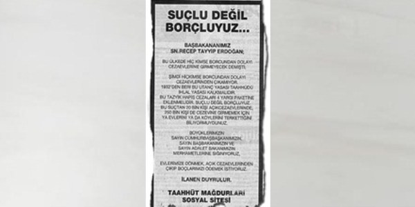 Taahh�t ma�durlar� isyan etti!