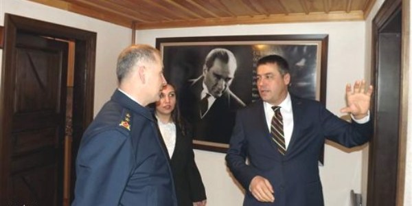 Hava Pilot Tümgeneral Yazgılı Eskişehirli sanayicileri ziyaret etti