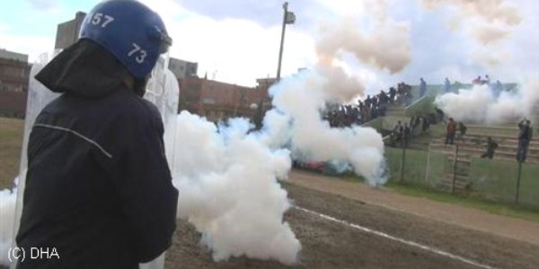 Cizre'de futbol terörü