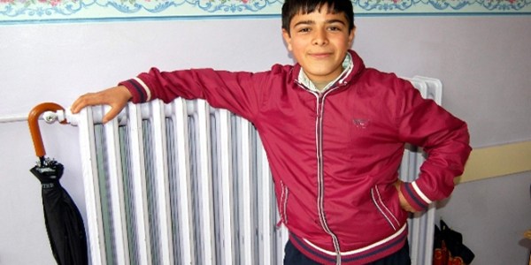 Okuldaki yakıt sıkıntısı öğrencileri üşüttü