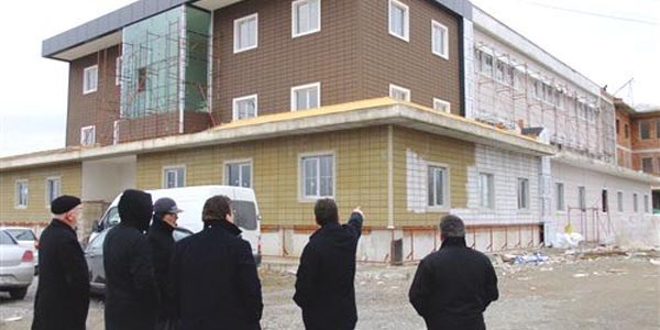 Bafra'da turizm fakültesi inşaatı hızla yükseliyor