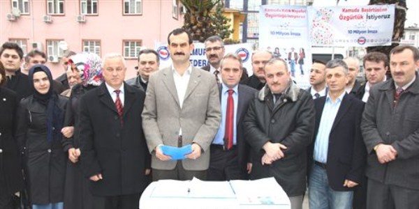 'Özgürlük için 10 milyon imza' kampanyasına Rize'den 45 bin imza