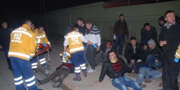 ���ileri ta��yan ara� devrildi!