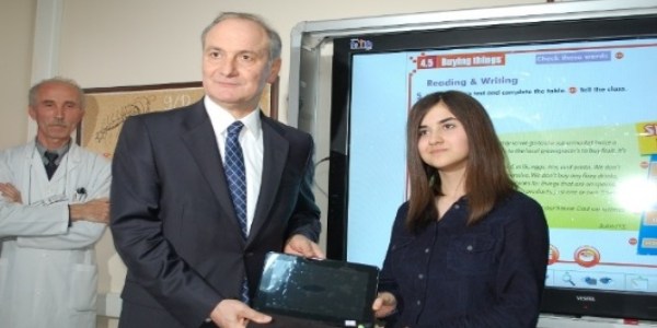 Fatih Projesi kapsamnda 524 adet tablet bilgisayar datld