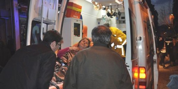 Evine giden kadın silahla vuruldu