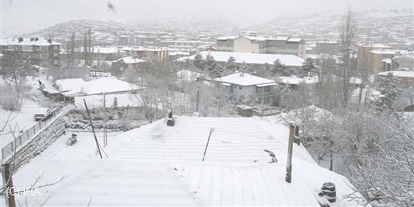 Yozgat'ta kar ya hayat olumsuz etkiledi