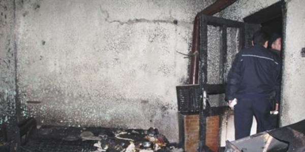 Sobadan çıkan yangın korkuttu