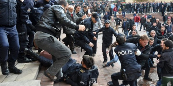 Trabzon Adliyesi savaş alanına döndü!