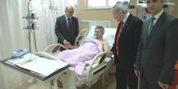 Sobadan zehirlenen okul müdürü hayata tutundu