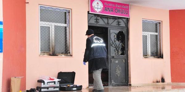 Anaokuluna molotof attılar