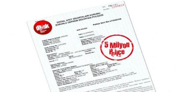 Zorunlu deprem sigortalı konut sayısı 5 milyona ulaştı