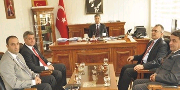 Siverek Kaymakamı Erkal'ın kabulü