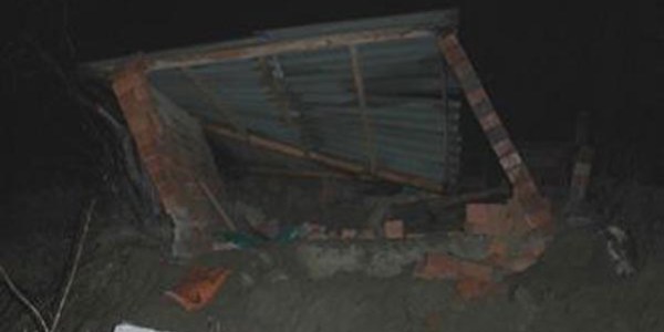Tekirdağ'da heyelan nedeniyle bazı evler tahliye edildi