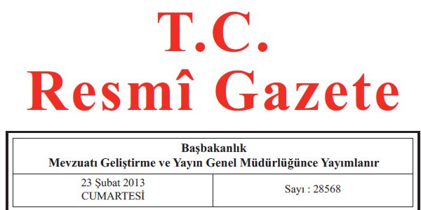 23 Şubat 2013 tarihli atama kararları