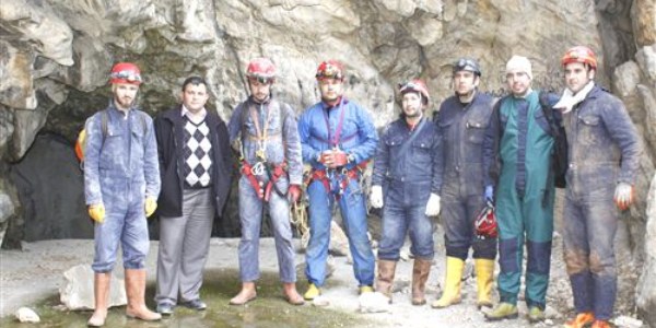Menderes nehrinin doğduğu mağara inceleniyor