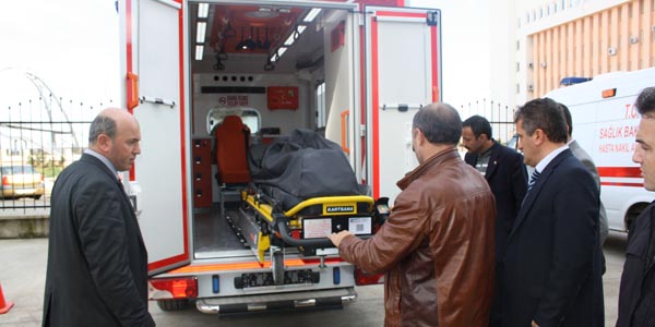 Rize'ye obez ambulans tahsis edildi