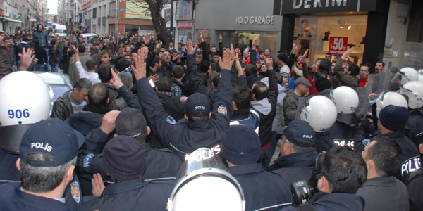 Samsun'daki eyleme katlanlar gzaltna alnmaya baland