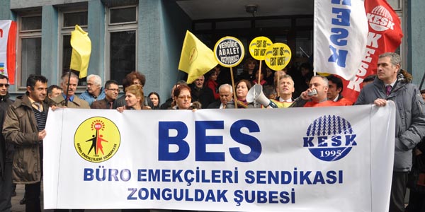 BES Zonguldak Şubesi vergideki adaletsizliğin giderilmesini istedi