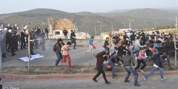 G�l'� protesto eden 46 ��renciye 5'er ay hapis