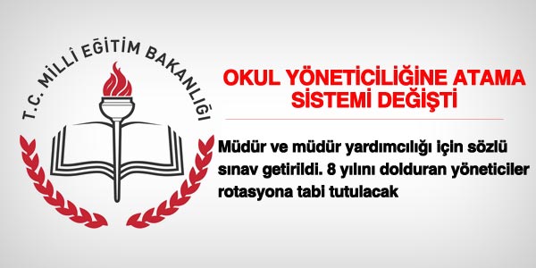 MEB yönetici atamada yeni sistemin ana hatları