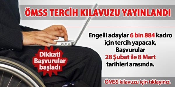 2013-ÖMSS tercih kılavuzu yayınlandı