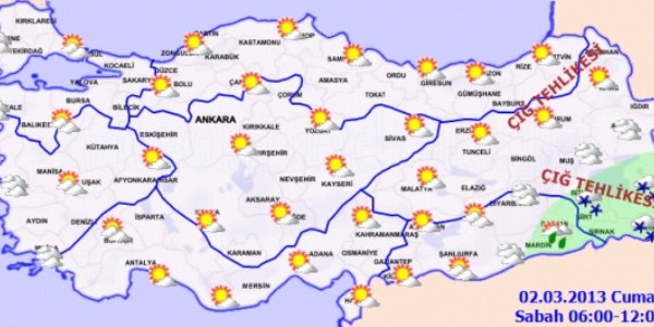 Havalar nasıl olacak?-HARİTALI
