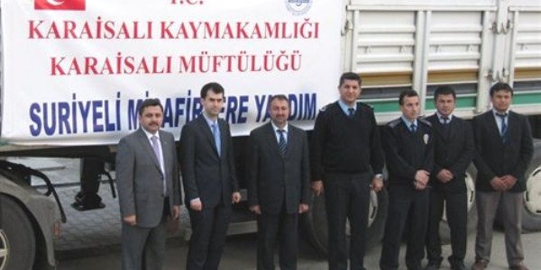 Müftülük çalışanları Suriyeli sığınmacılar için el ele