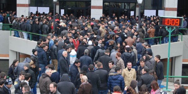 300 kişilik kadro için üç bin kişi sınava girdi