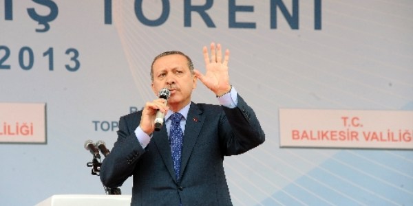Başbakan Erdoğan Balıkesir'de gazi ile tartıştı