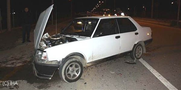 Ankara'da trafik kazas: 3 yaral