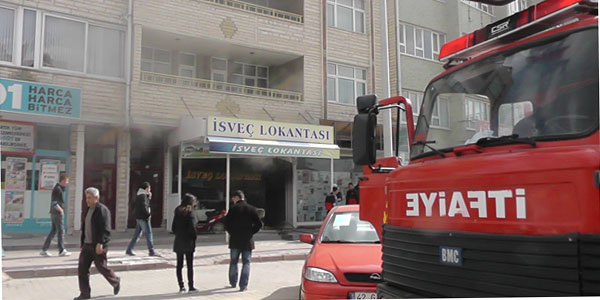 Lokanta'da yangın