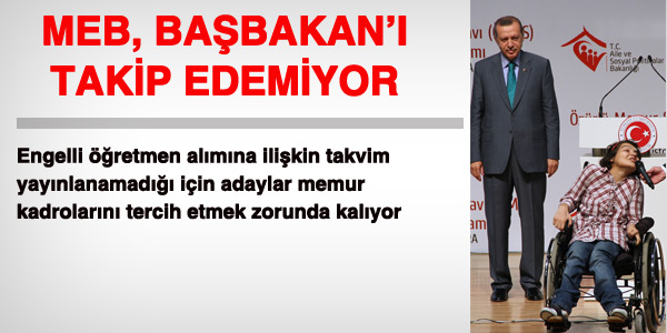 MEB, engelli öğretmen adaylarını mağdur ediyor