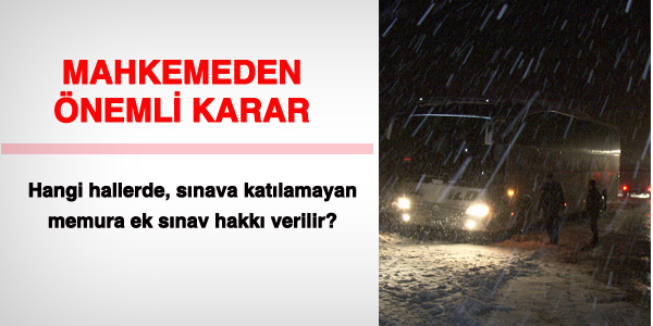 Hangi durumda ek snav hakk verilir?