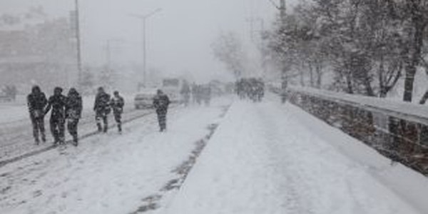 Ahlat'ta okullara kar tatili