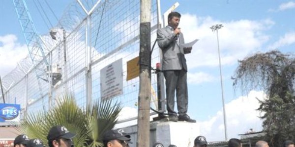 Mersin Limanı'nda işçi eylemi