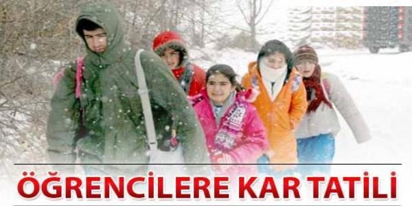 Ordu'da e�itime kar engeli