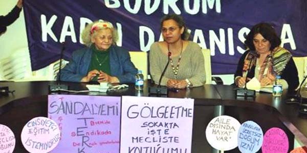 Temsili kadın mahkemesinde şiddete dikkat çektiler