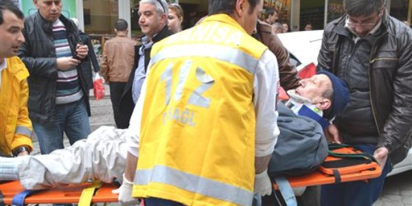 Turgutlu'da trafik kazas: 1 yaral