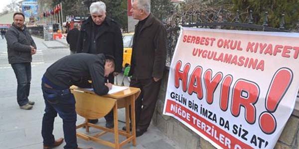 Terzilerden imza kampanyası