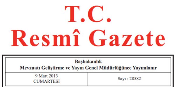 9/03/2013 tarihli atama kararları