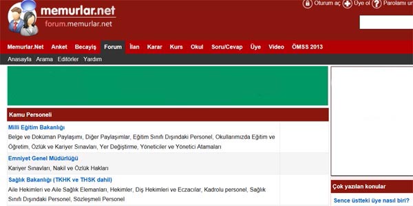 Forum kategorileri yeniden düzenlendi