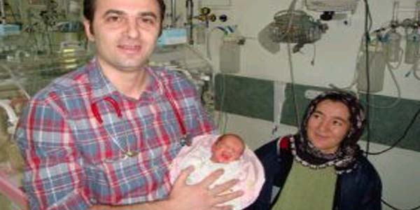 Bin 100 gram do�an bebek hayata tutundu
