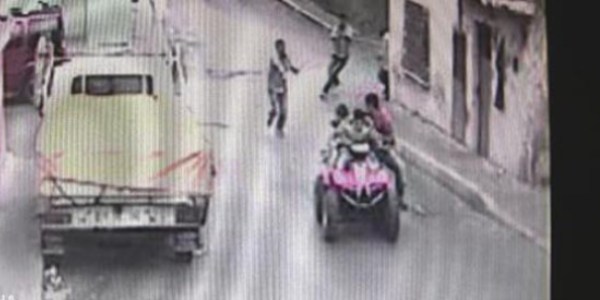 Sokak ortas�nda maganda deh�eti
