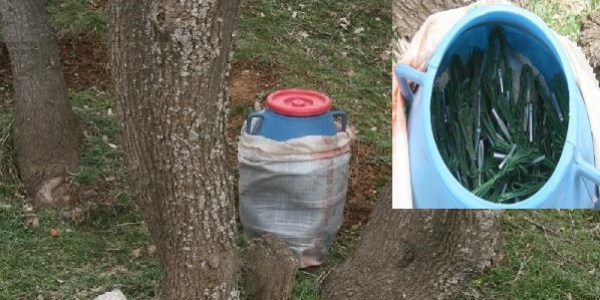 Hakkari'de 50 kilo patlayıcı bulundu