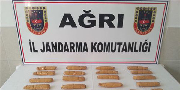 Ağrı'da 3 kilo morfin ele geçirildi