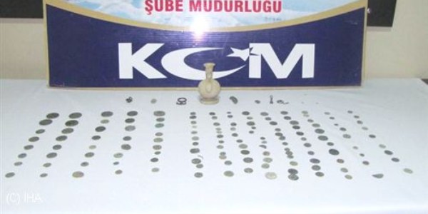 Denizli'de 147 adet sikke ele geçirildi
